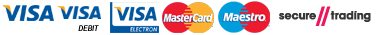 Pay with Visa or Mastercard via SecureTrading