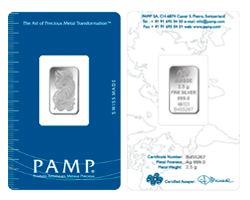 2.5g Silver Bars