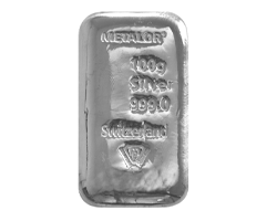 100g Silver Bars