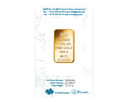 2 Tola Gold Bars