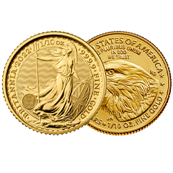 1/10 Ounce Gold Coins