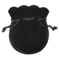 Small Black Velvet Coin Pouch