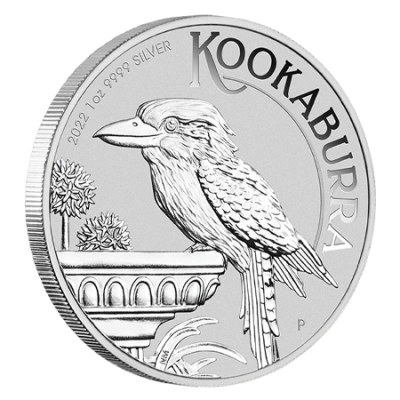 with Certificate of Authenticity $1 BU in Capsule 2022 AU Australian 1 oz Silver Kookaburra Coin Brilliant Uncirculated 