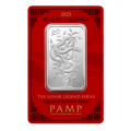 2025 1oz Year of the White Snake Silver Bar I PAMP Suisse
