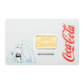 5g Coca-Cola Holiday Polar Bear Gold Bar I PAMP Suisse