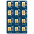 12 x 1g  Fortuna Gold Bars | Multigram | PAMP Suisse 