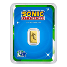 0.5g Sonic the Hedgehog 35th Anniversary Gold Bar | PAMP Suisse 