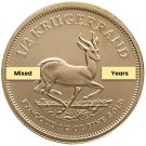 1/2oz Gold Krugerrand | Mixed Years | South African Mint