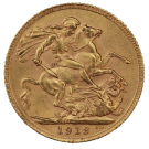 1911-1932 Gold Full Sovereign (King George V)