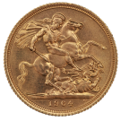 1957-1968 Gold Full Sovereign | Elizabeth II Young Head | The Royal Mint 