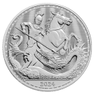 2024 1oz St George and the Dragon Silver Coin | The Royal Mint 