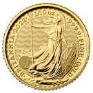 2022 1/10oz Britannia Gold Coin | The Royal Mint