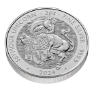 2024 2oz Tudor Beasts Seymour Unicorn Silver Coin | The Royal Mint 