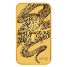 2025 1oz Dragon Rectangular Gold Coin | The Perth Mint 