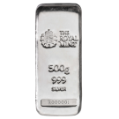 500g Silver Bullion Cast Bar I The Royal Mint