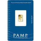 1g Rosa Gold Bar | Certicard | PAMP Suisse 