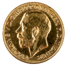 1911-1932 Gold Full Sovereign (King George V)