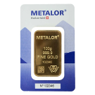 100g Gold Bar | Metalor 