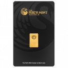 1g Gold Bar | Black Certicard | The Perth Mint 