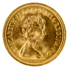 1974-1984 Gold Full Sovereign (Elizabeth II, Decimal Portrait)