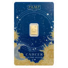 0.5g Zodiac Cancer Gold Bar | PAMP Suisse 