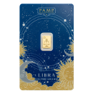 0.5g Zodiac Libra Gold Bar | PAMP Suisse 
