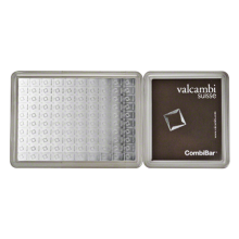 100 x 1g Silver CombiBar I Valcambi