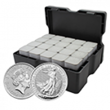 15.5kg Silver Britannia Monster Box (VAT FREE)
