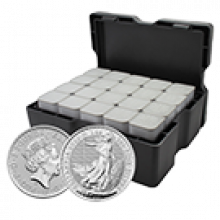 15.5kg Silver Britannia Monster Box (VAT FREE)
