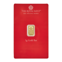 1g Ganesh Gold Minted Bar | The Royal Mint