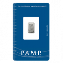 1g Fortuna Platinum Bar | PAMP Suisse