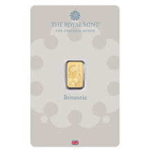 1g Britannia Gold Bar | The Royal Mint