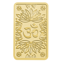 1g Om Gold Bullion Minted Bar | The Royal Mint