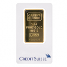 1oz Gold Bar | Credit Suisse 