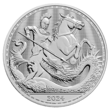 2024 1oz St George and the Dragon Silver Coin | The Royal Mint 