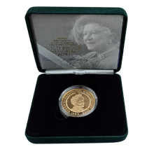 2002 Gold Proof £5 (Queen Mother Memorial Coin)