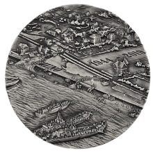 2019 $250 D-Day: 1kg Fine Silver Ultra High Relief Coin