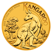 2023 1/10oz Gold Kangaroo Coin | The Perth Mint 