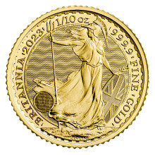 2023 1/10oz Gold Britannia Coin | The Royal Mint