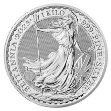 2023 1kg Silver Britannia Coin | The Royal Mint 