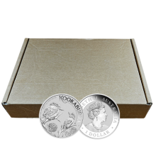 2023 1oz Silver Kookaburra x 100 Coins in Box | The Perth Mint