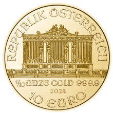 2024 1/10oz Gold Philharmonic | Austrian Mint 