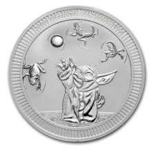 2024 1oz Star Wars Grogu Baby Yoda Silver Coin | New Zealand Mint