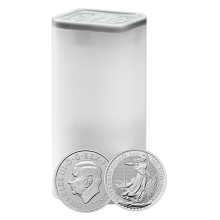 2024  25 x 1oz Silver Britannia Coins in a Tube