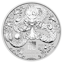 2024 1oz Year of the Dragon Silver Coin I Australian Lunar Series I The Perth Mint