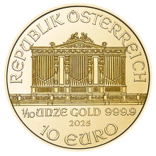 2025 1/10oz Gold Philharmonic | Austrian Mint 