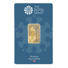 10g Britannia Gold Bar (New Design) | The Royal Mint