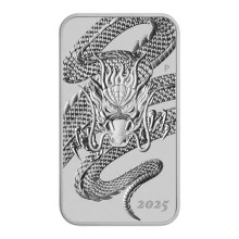 2025 1oz Dragon Rectangular Silver Coin | The Perth Mint 