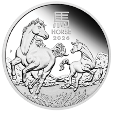 2026 1oz Year of the Horse Silver Coin I Australian Lunar Series III I The Perth Mint
