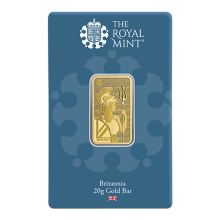 20g Britannia Gold Bar (New Design) | The Royal Mint